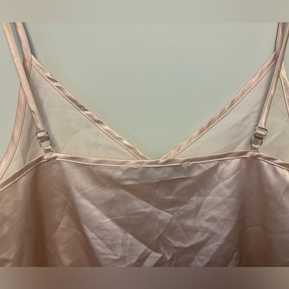 Bolongaro Trevor silky pink 2pc pajama set | M - Picture 4 of 8